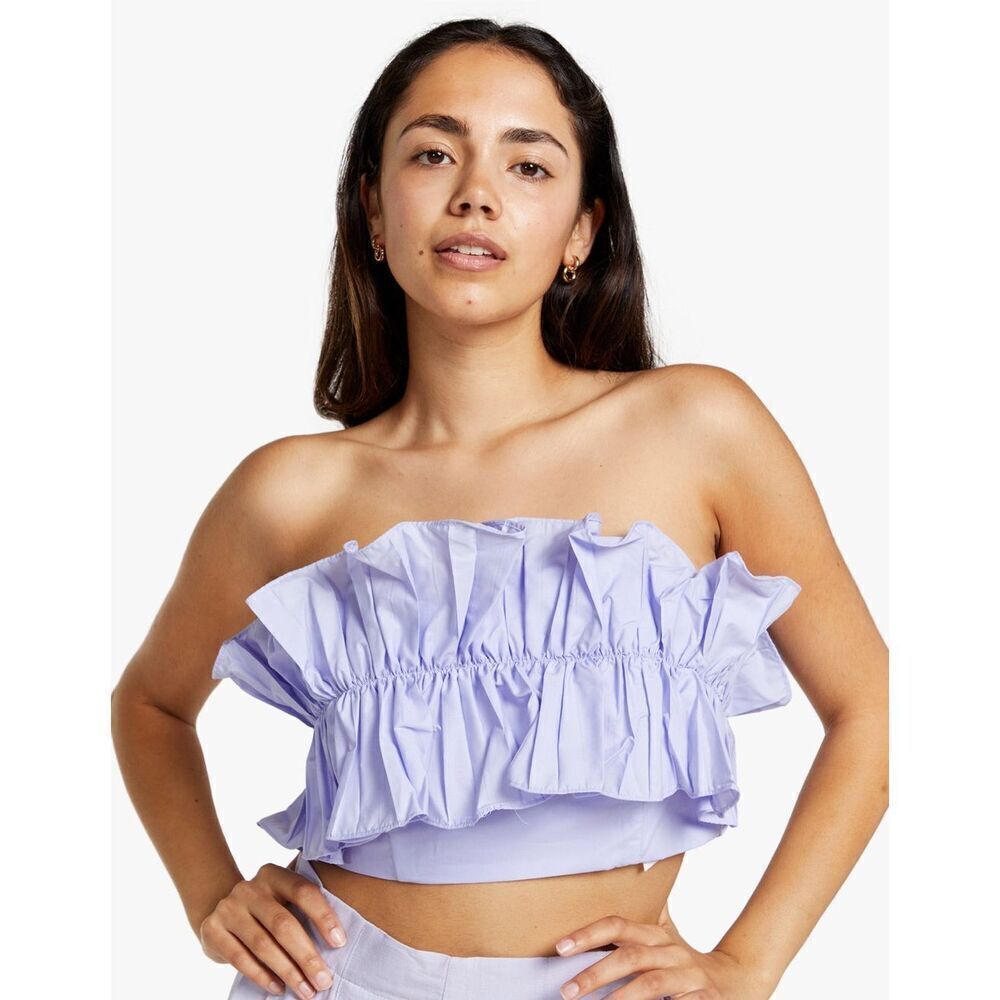 SOVERE Rapture Crop Tube Bodice Liliac Top size S NWT$125